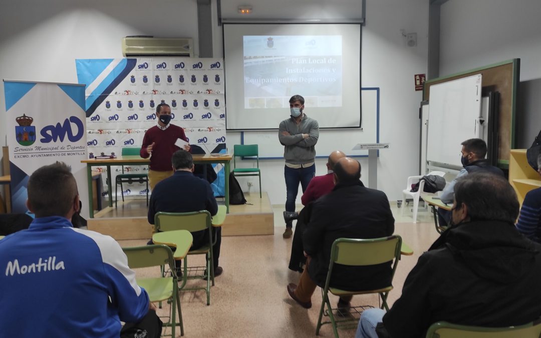 El Ayuntamiento de Montilla presenta el Plan de Instalaciones Deportivas a clubes y asociaciones