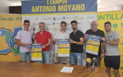 Ayuntamiento y Montilla CF colaboran en el I Campus de Fútbol Antonio Moyano